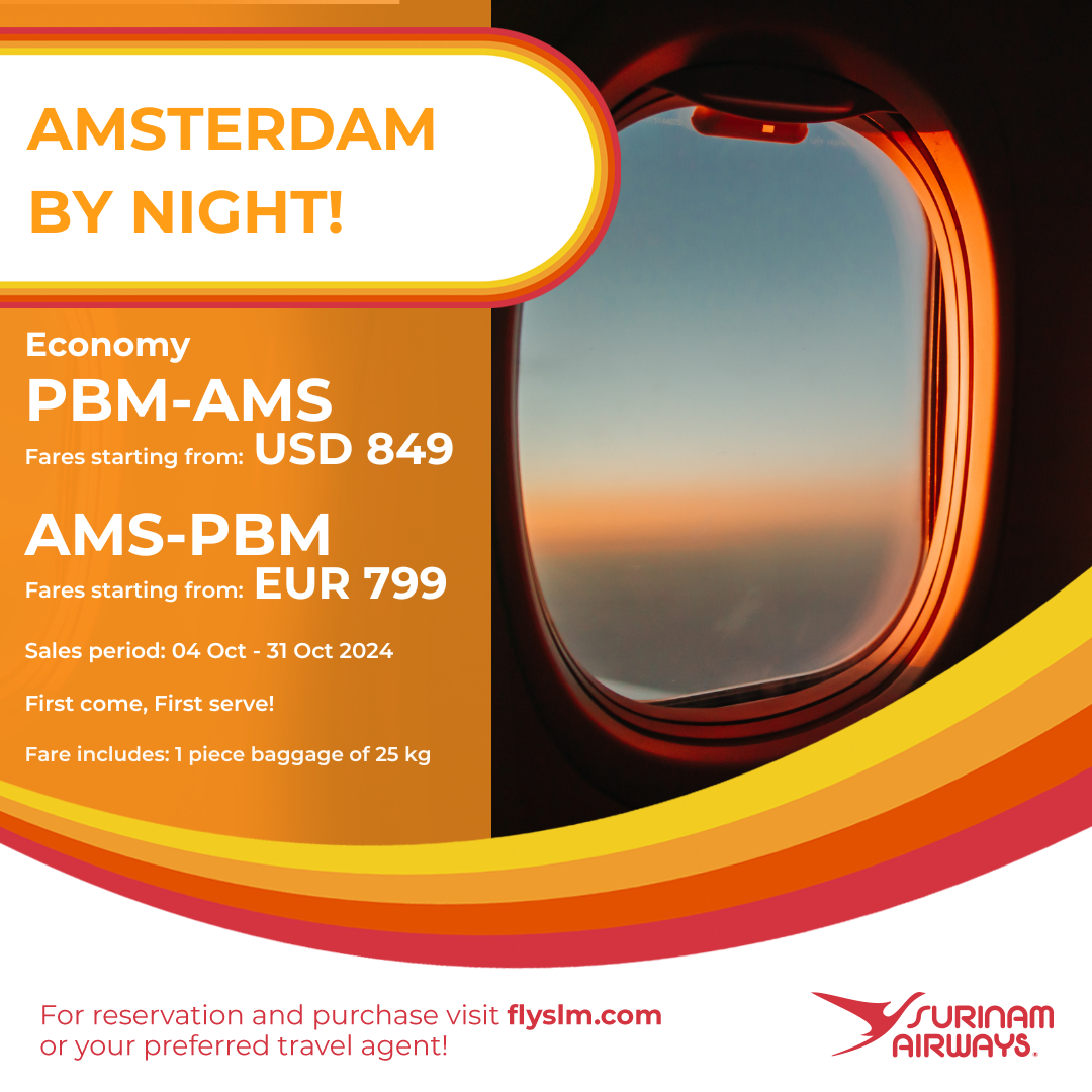 PARAMARIBO - AMSTERDAM SPECIAL PROMO - ECO