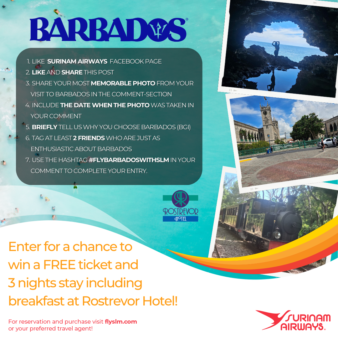 Barbados FREE TICKET promo